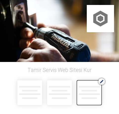 Tamir Servis Web Sitesi Kur