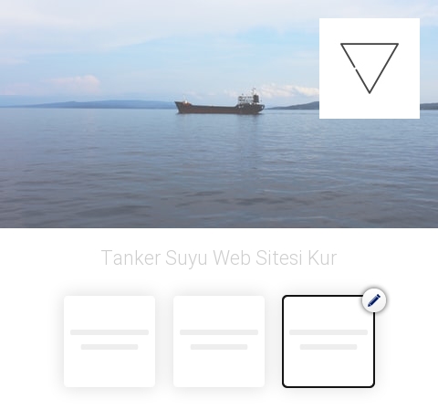 Tanker Suyu Web Sitesi Kur