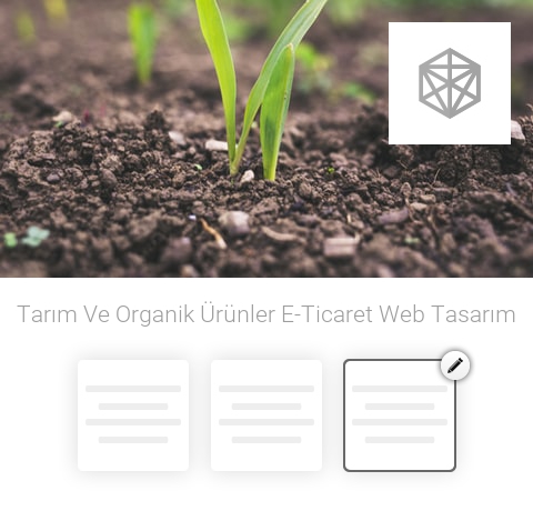 Tarım - Organik Ürünler E-Ticaret Web Tasarım
