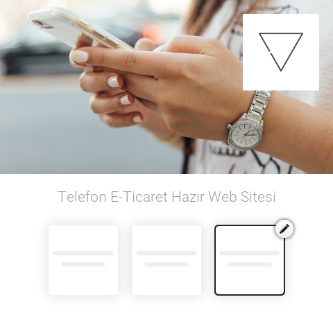 Telefon E-Ticaret Hazır Web Sitesi