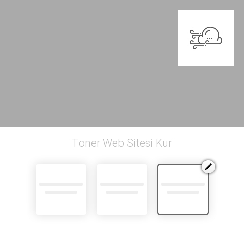 Toner Web Sitesi Kur
