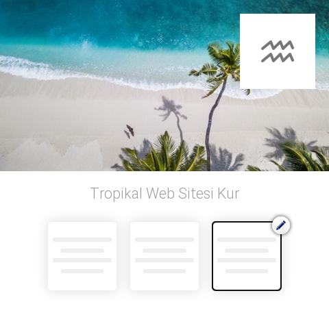 Tropikal Web Sitesi Kur