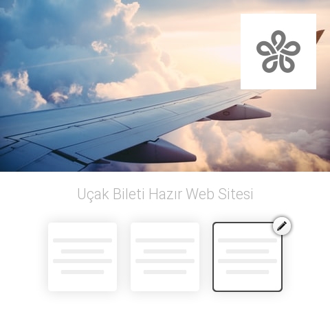 Uçak Bileti Hazır Web Sitesi