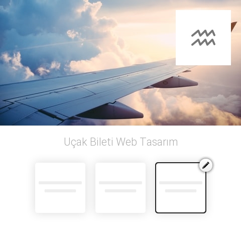 Uçak Bileti Web Tasarım