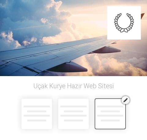Uçak Kurye Hazır Web Sitesi