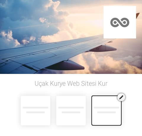 Uçak Kurye Web Sitesi Kur
