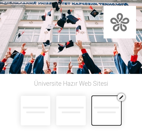 Üniversite Hazır Web Sitesi