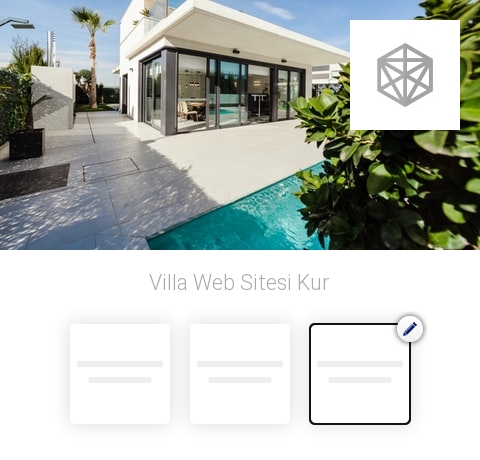 Villa Web Sitesi Kur