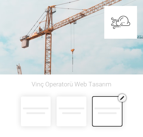 Vinç Operatorü Web Tasarım