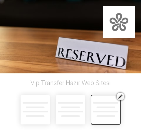 Vip Transfer Hazır Web Sitesi