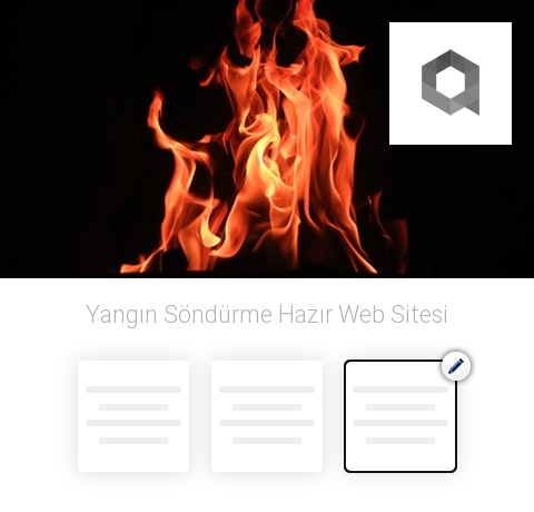 Yangın Söndürme Hazır Web Sitesi