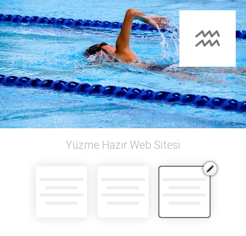 Yüzme Hazır Web Sitesi