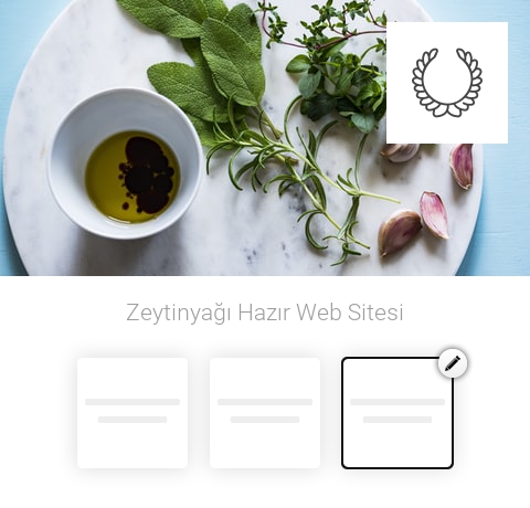 Zeytinyağı Hazır Web Sitesi